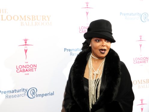 Janet Jackson arrives at the Gatsby Gala (David Parry/PA)