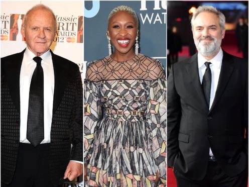 Sir Sam Mendes, Sir Anthony Hopkins and Florence Pugh are among the British Oscar nominees but there is mounting anger over a lack of diversity among the contenders (PA)
