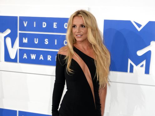 Britney Spears has shared a video of the moment she broke her foot while dancing – featuring a loud crack (PA)