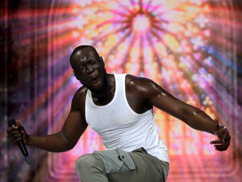 Stormzy on stage (Isabel Infantes/PA)