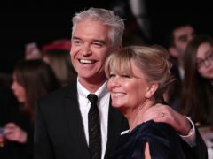 Phillip Schofield and wife Stephanie (Yui Mok/PA)