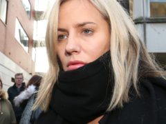 Caroline Flack leaves Highbury Corner Magistrates’ Court (PA)