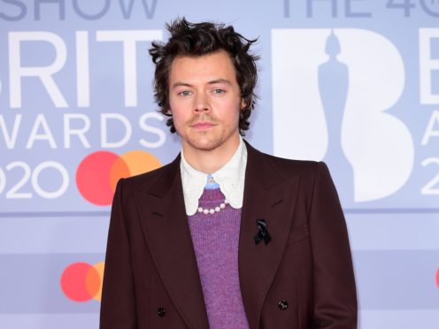 Harry Styles arrives at the Brits (Ian West/PA)