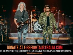 Queen at the bushfire concert in Australia (Jared Leibowitz/FireFight Australia)