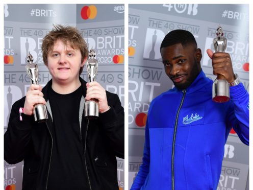 Lewis Capaldi and Dave (PA)