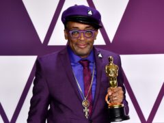 Spike Lee chose a Kobe Bryant-inspired suit for this year’s Oscars (Alberto Rodriguez/PA)