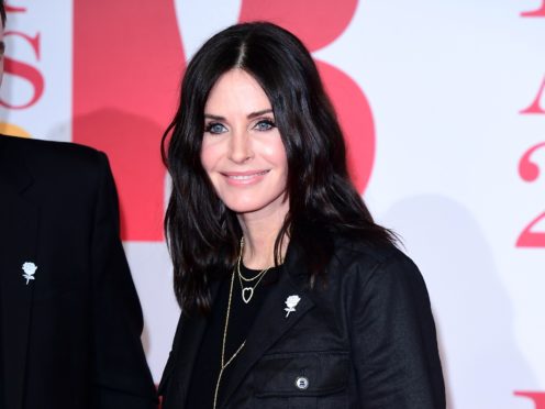 Courteney Cox has revealed she is binge watching Friends while isolating amid the coronavirus outbreak IIan West/PA)