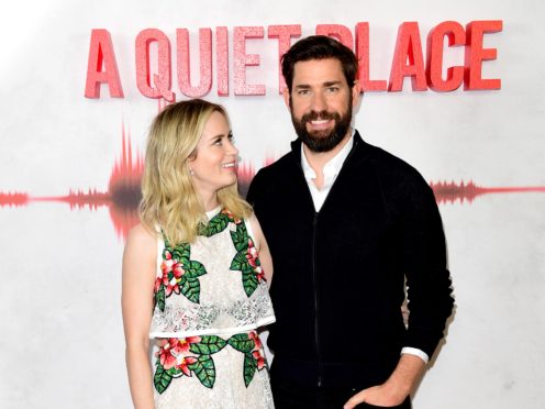 Emily Blunt and John Krasinski (Ian West/PA)