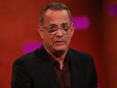 Hanks had previously revealed that he has tested positive for Covid-19 (Isabel Infantes/PA)