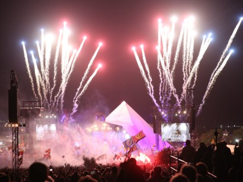 The Killers play the Pyramid Stage (Aaron Chown/PA)