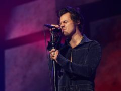 Harry Styles said he was trying to ‘stay positive and productive’ during the lockdown (Isabel Infantes/PA)
