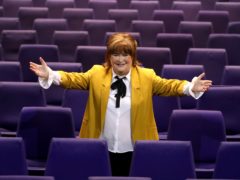 Susan Boyle at the SEC Armadillo in Glasgow (Andrew Milligan/PA)
