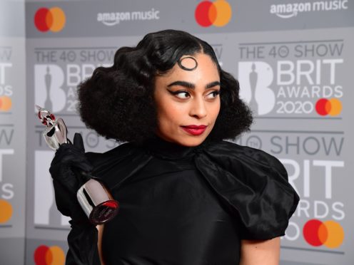 Celeste with the Brits Rising Star Award (Ian West/PA)