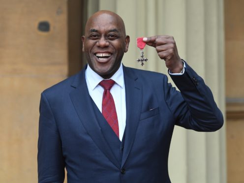 Ainsley Harriott with his MBE (Kirsty O’Connor/PA)