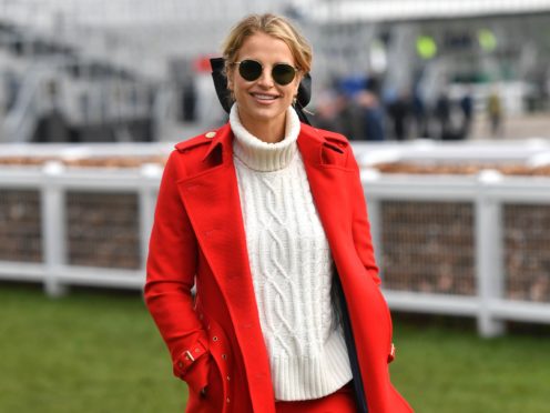 Vogue Williams said she is ‘absolutely over the moon’ with her new job at Heart radio (Jacob King/PA)
