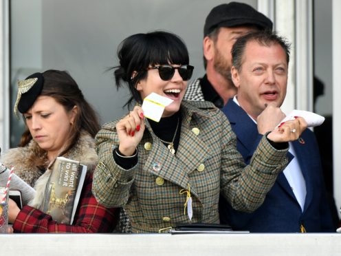 Lily Allen at the Cheltenham Festival (Jacob King/PA)