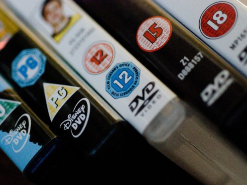 The BBFC decides on the certification of movies and episodic content (Daniel Law/PA)