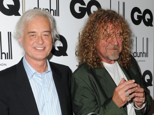 Jimmy Page and Robert Plant (Zak Hussein/PA)