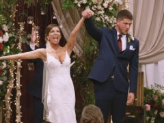 Amber Pike and Matt Barnett got married on Love Is Blind (Netflix/PA)