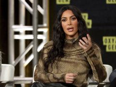 Kim Kardashian West speaks at the Kim Kardashian West: The Justice Project panel in January (Willy Sanjuan/Invision/AP)