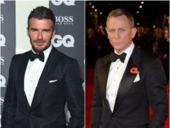 Celebrities includingDavid Beckham and Daniel Craig joined millions of Britons in an emotional national salute to NHS staff (Matt Crossick/Anthony Delvin/PA)