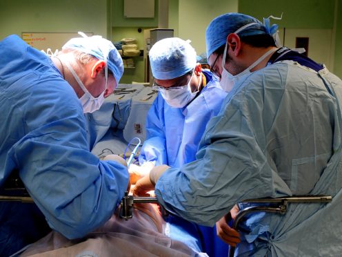 A generic stock photo of an operation taking place at Queen Elizabeth Hospital, Birmingham (Rui Vierra/PA)