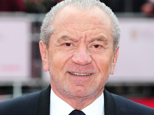Lord Sugar and his wife have been married for 52 years (Ian West/PA)