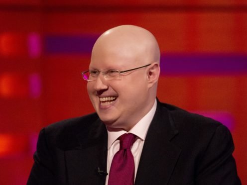 Matt Lucas during filming of the Graham Norton Show at the London Studios, to be aired on BBC One on Friday evening.