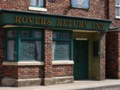 Rovers Return Inn on the set of the soap Coronation Street (ITV)