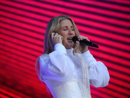 Ellie Goulding is one of more than 20 artists on the song (Isabel Infantes/PA)