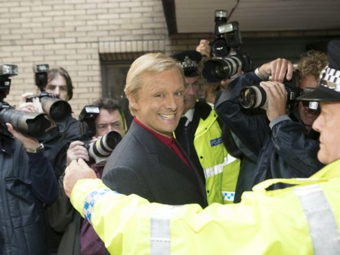 Michael Sheen as Chris Tarrant (Matt Frost/ITV/PA)