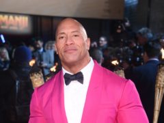 Dwayne ‘The Rock’ Johnson shared an adorable video showing him teaching his young daughter how to wash her hands amid the pandemic (Matt Crossick/PA)
