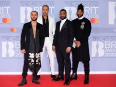 Aston Merrygold, Marvin Humes, JB Gill and Oritse Williams of JLS (Ian West/PA)