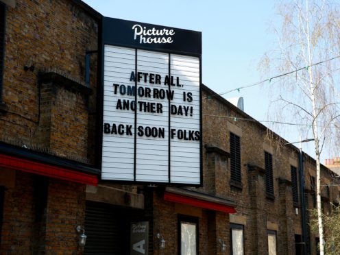 The Clapham Picturehouse in London which remains closed as the UK continues in lockdown to help curb the spread of the coronavirus (Adam Davy/PA)