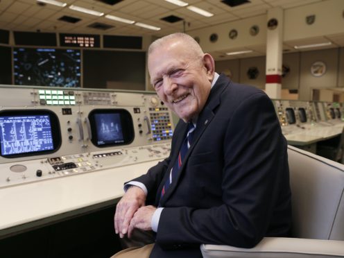 Gene Kranz, Apollo-era flight director, gave a somewhat different pep talk to the one in the movie (Michael Wyke/AP)