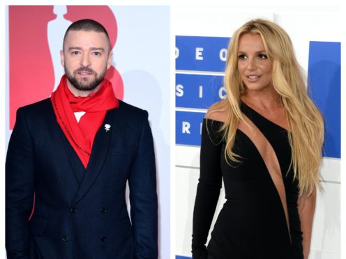 Britney Spears and Justin Timberlake (PA)