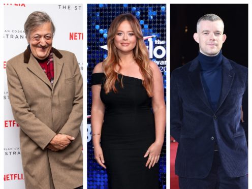 Stephen Fry, Emily Atack and Russell Tovey will star in the two-part production (PA)