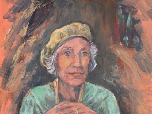 Dan Llywleyn Hall’s portrait of Dame Vera Lynn has been released to mark VE Day (Dan Llywleyn Hall/PA)