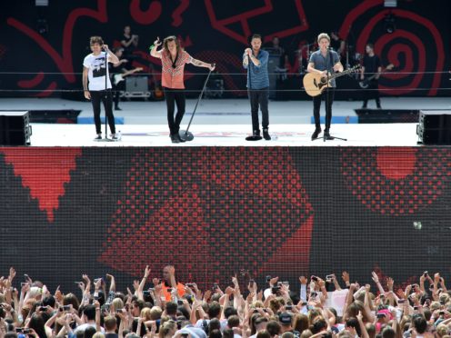 One Direction at the Summertime Ball in 2015 (Hannah McKay/PA)