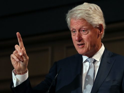 Former US president Bill Clinton (Brian Lawless/PA)
