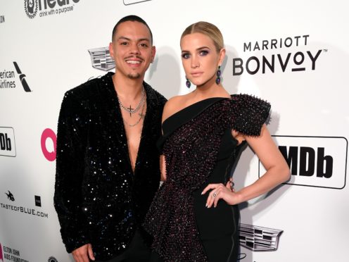Evan Ross and Ashlee Simpson (PA)