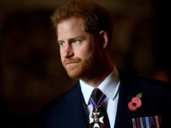 The Duke of Sussex paid tribute to the Guinea Pig Club (Victoria Jones/PA)