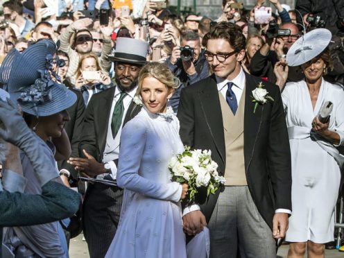 Ellie Goulding and Caspar Jopling (Danny Lawson/PA)