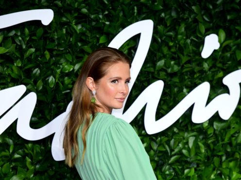 Millie Mackintosh has shared her first social media picture of her baby (Ian West/PA)