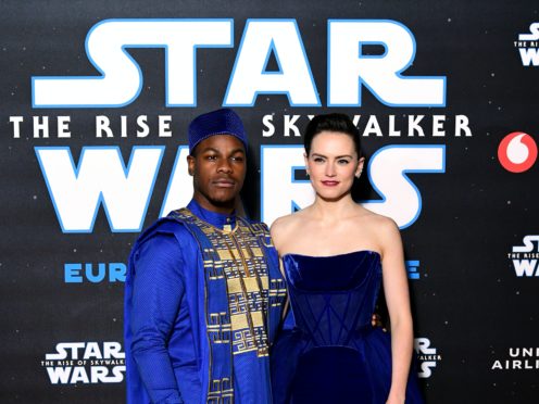 John Boyega and Daisy Ridley attending the Star Wars: The Rise Of Skywalker premiere (Ian West/PA)