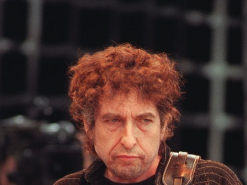A Bob Dylan manuscript featuring handwritten lyrics from the singer has sold afor £37,500 (Stefan Rousseau/PA)