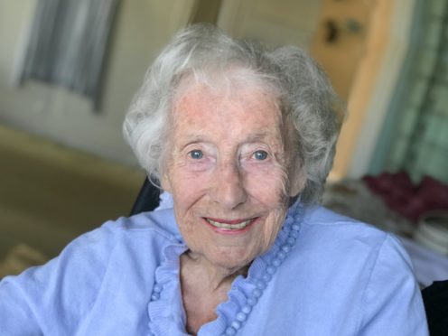 Dame Vera Lynn has become the oldest ever artist to score a top 40 album in the UK (Decca/PA)