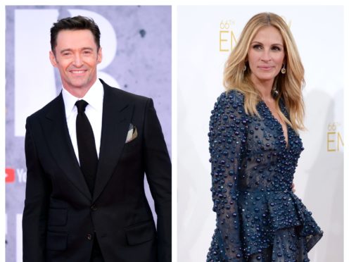 Hugh Jackman and Julia Roberts are part of the #passthemic initiative (PA)
