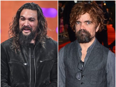Game Of Thrones co-stars Jason Momoa and Peter Dinklage are reuniting for a vampire film (Matt Crossick/PA)