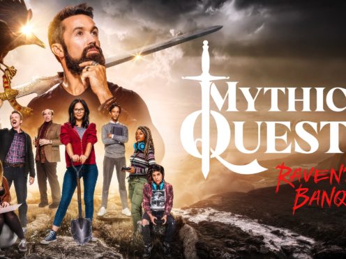 Rob McElhenney has described the process of remotely filming a special lockdown episode of his comedy series Mythic Quest: Raven’s Banquet as a ‘nightmare’ (Apple/PA)